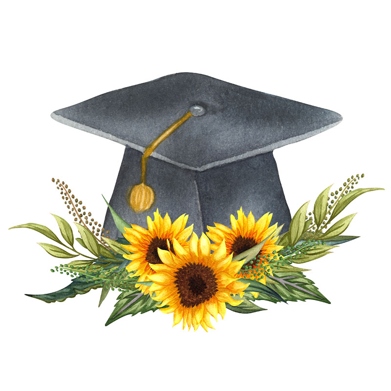 You know what pairs well with Graduations…Flowers.